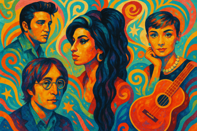 From Screen to Canvas: How Film & Music Icons Shape Contemporary Art in London