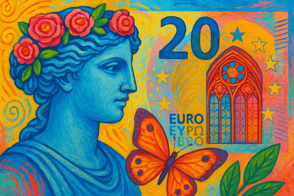 Redesigning Euro Banknotes: Culture vs Nature in Europe's New Look